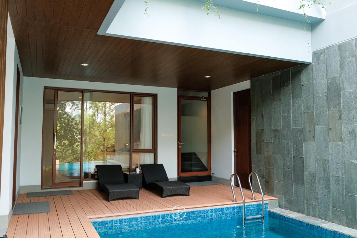 Asmaya Hill View Villa 7 Bedrooms With A Private Swimming Pool باندونج المظهر الخارجي الصورة