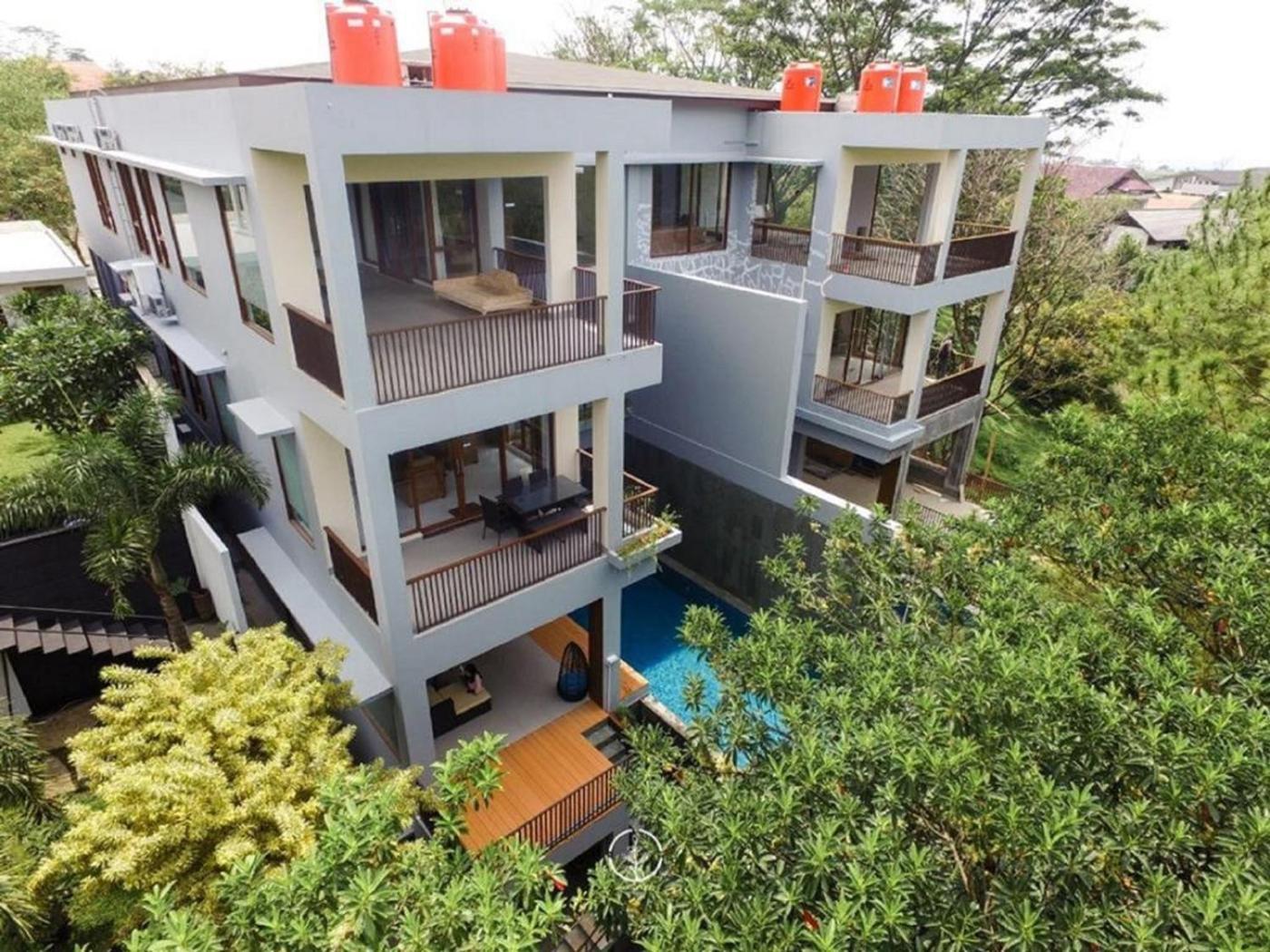 Asmaya Hill View Villa 7 Bedrooms With A Private Swimming Pool باندونج المظهر الخارجي الصورة